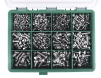 393-169 RS PRO Stainless Steel 490 Piece Hex Socket Drive Screw/Bolt Kit