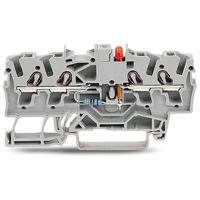 2002-14211000-413 WAGO 2002-1421/1000-413 TOPJOB S Series Grey, 2.5mm², 1-Level, Push In Termination