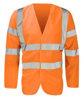hvj03r-xl Orbit International HVJ03R Orange Hi Vis Jacket, XL