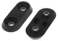 404-856 RS PRO, Black Terminal Mounting Plate - 16mm Hole Diameter