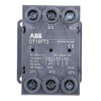 ot16ft3-1sca104838r1001 ABB 3P Pole Panel Mount Isolator Switch - 16A Maximum Current, 7.5kW Power Rating, IP20