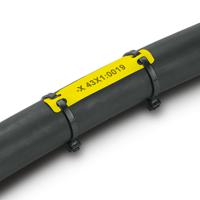 1116210 Phoenix Contact MM-WMTB HF (55X25)R C1 YE/BK Cable Tie Cable Marker, Black/Yellow, 6 → 115mm Cable, for , for