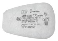 5925-p2 Filter 3M Dust for use with 3M 6000 Series Respirator, 3M 7000 Series Respirator 5925 P2