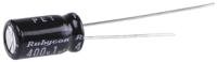400lle1mefc63x11 Rubycon 1μF Aluminium Electrolytic Capacitor 400V dc, Radial, Through Hole - 400LLE1MEFC6.3X11