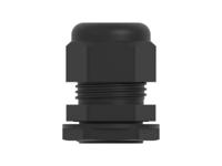1sng626072r0000 Entrelec 1SNG Series Black PA 6 Cable Gland, M25 Thread, 11mm min., 17mm max., IP66, IP68
