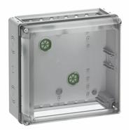 73351101 Spelsberg AK 14 Series Grey Plastic Enclosure, IP65, IK08, Flanged, Transparent Lid, 315 x 300 x 147mm
