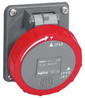 0-530-50 Legrand IP44 Red, Rated At 32A