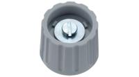 020-4410 Elma 21mm Grey Potentiometer Knob for 6mm Shaft Round Shaft,