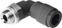 qsl-v0-g12-10 Festo Elbow Threaded Adaptor, G 1/2 Male to Push In 10 mm, Threaded-to-Tube Connection Style, 186334