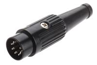 110-2854 RS PRO 7 Pole Din Plug, DIN 41524, DIN 45322, DIN 45326, DIN 45327, DIN 45329, 2A, 34 V ac/dc, Male, Cable Mount