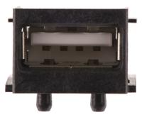 09455411902 HARTING Right Angle, Through Hole, Socket- Single Port Type A 2.0 USB Connector