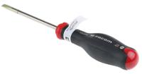 at55x100 Facom Slotted  Screwdriver, 5.5 x 1 mm Tip, 100 mm Blade, 209 mm Overall