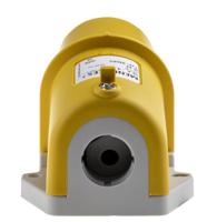 846 MENNEKES IP44 Yellow Wall Mount 3P Right Angle Industrial Power Plug, Rated At 16A, 110 V