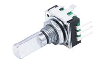 pec11r-4220f-s0012 Bourns 12 Pulse Incremental Mechanical Rotary Encoder with a 6 mm Flat Shaft (Not Indexed)