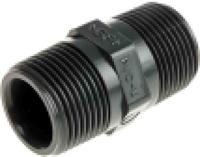 729911908 Georg Fischer Plastic Pipe Fitting, Straight Threaded, R 1in
