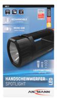 1600-0222 Ansmann LED Hand Lamp Black - Rechargeable 420 lm, 186 mm
