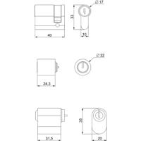 nsyindin2 Schneider Electric PanelSeT Series Lock Adaptor For Use With Spacial SF/SM