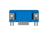 2311586-4 TE Connectivity 2311586 15 Way Board Mount D-sub Connector Receptacle, 2.29mm Pitch, with Boardlock