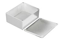 158-5316 RS PRO White Die Cast Aluminium Enclosure, IP54, White Lid, 121 x 95 x 61mm