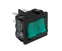 h8653vbnab Arcolectric (Bulgin) Ltd Illuminated DPST, On-Off Rocker Switch Panel Mount