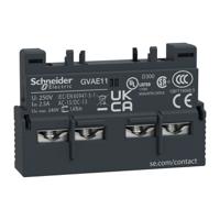gvae11 Schneider Electric Auxiliary Contact, 2 Contact, 1NC + 1NO, Front Mount, TeSys GVAE