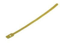 179-7174 RS PRO Cable Tie, Hook and Loop, 325mm x 25 mm, Yellow Nylon, Pk-10