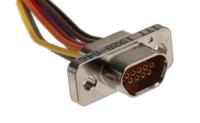 mdm-9sh003b-a174 ITT Cannon MDM 9 Way Cable Mount D-sub Connector Socket, 1.27mm Pitch