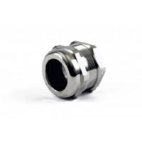 1427bcgm40 Hammond 1427BCG Series Grey Nickel Plated Brass Cable Gland, M40 Thread, 22mm min., 32mm max., IP68