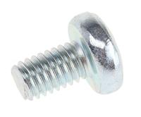 553-661 RS PRO Pozidriv M6 Pan Steel Machine Screws DIN 7985Z x 10.0mm