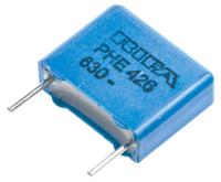 phe426ma5220jr05 KEMET PHE426 Metallised Polypropylene Film Capacitor, 250 V ac, 630 V dc, ±5%, 22nF, Through Hole