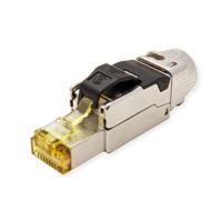 21173086-50 Roline Connectors RJ-45 Series Male RJ45 Modular Plug, Wire Mount, Cat8 1 Port 1 -Way