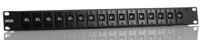 252-2981 BNC 16 Port Loaded Rack Patch Panel, 1U Rack Height