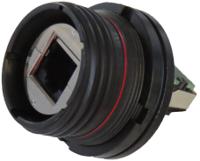 rjftv6a7sa5znf059 Amphenol Socapex RJF TV6A Series Receptacle Ethernet Connector, Jam Nut, Cat6a Straight 1 Port 8 -Way