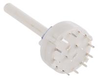 ckf1050 Lorlin, 6 Position DP6T Rotary Switch, 150 mA @ 250 V ac, Solder