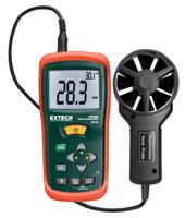 an100 Extech AN100 Anemometer, 0.40 → 30.00m/s Max, Measures Air Flow, Air Velocity, Temperature