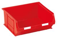 484-3845 RS PRO PP Storage Bin, 376mm x 419mm x 180mm, Red