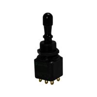 12149-3vx778 APEM Toggle Switch, Panel Mount, On-Off-On, DPST, Solder Lug Terminal, 30V dc