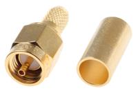 j01150a0041 Telegartner, Plug Cable Mount SMA Connector, 50Ω, Crimp Termination, Straight Body