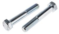 277-575 RS PRO Bright Zinc Plated Steel, Hex Bolt, M20 x 120mm