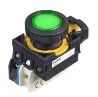 cw1l-a1e10q4g Idec CW Series Illuminated Push Button, Panel Mount, 22mm Cutout, SPST, IP65