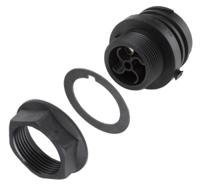 px093104s Bulgin Circular Connector, 4 Contacts, Panel, Standard Connector, Socket, Female, IP68, Buccaneer 900 Series