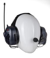 mt53h7b4400 3M PELTOR LiteCom Wired Speak & Listen Electronic Ear Defenders with Neckband, 32dB, Blue, Noise Cancelling Microphone