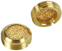 0677-00-17 Legris 0677 Brass 12bar Pneumatic Silencer, Threaded, G 3/8 Male