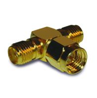 sma9073a1-3gt50g-50 Amphenol RF Tee SMA Connector SMA Socket to SMA Jack 18GHz