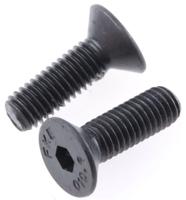 281-473 RS PRO Black, Self-Colour Steel Hex Socket Countersunk Screw, DIN 7991, M5 x 16mm