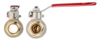 733-5237 RS PRO Brass Full Bore, 2 Way, Ball Valve, Threaded, BSPP 1/2in, 40 → 30bar Operating Pressure