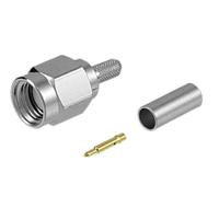 asm-1102 L-Com ASM Series, Plug SMA Connector, Solder Termination, Straight Body