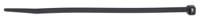 811-1583 RS PRO Cable Tie, Heat Stabilised, 160mm x 4.8 mm, Black Nylon, Pk-100
