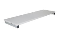 alh150-esd Treston Grey 1 Shelf Aluminium Quickshelf Shelving System, 25mm x 1500mm, 310mm, 50kg Load
