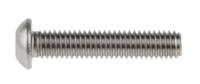 304-4738 RS PRO Stainless Steel Hex Socket Button Screw, ISO 7380, M6 x 30mm